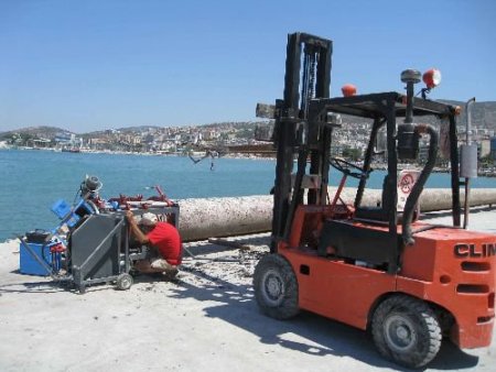 Kuşadası'nda Gemi Çapasının Patlattığı Derin Deşarj Hattı Onarıldı