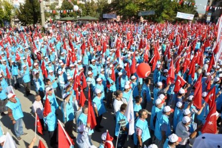 Kütahya'da 'Linyit ve Termik Santraller Özelleştirilemez' mitingi