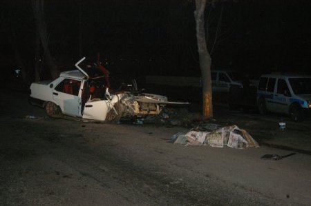 Kütahya'da Trafik Kazası: 1 Ölü, 2 Yaralı