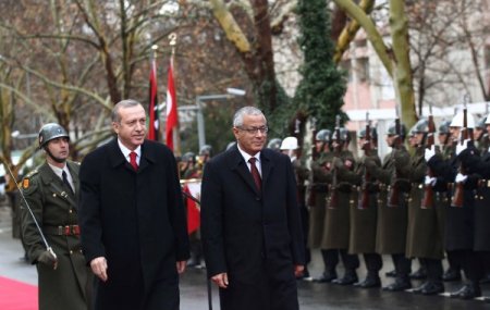 Libya Başbakanı Zeydan, Başbakanlık'ta resmi törenle karşılandı