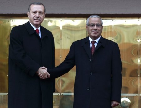 Libya Başbakanı Zeydan, Başbakanlık'ta resmi törenle karşılandı