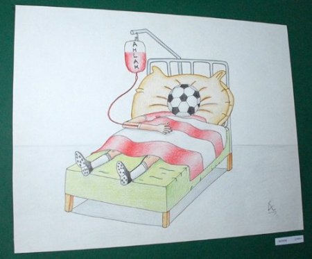 Liseli öğrencilerin karikatürleri ve resimleri büyük ilgi gördü