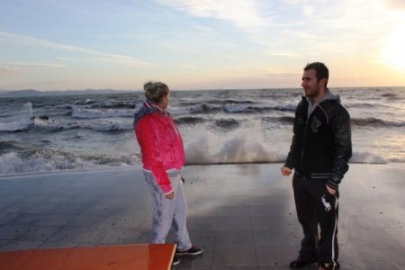 Lodos, Edremit Körfezi'nde etkili oluyor