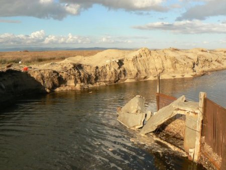 Lodos dalyanı patlattı, tonlarca balık denize kaçtı