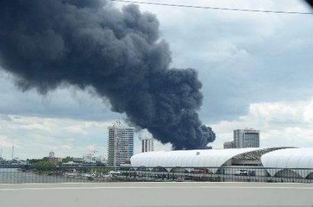 Ludwigshafen'da korkutan yangın