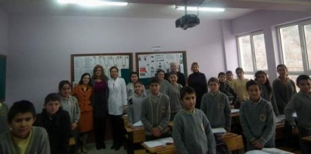 Maden suyu köyü ilkokulundan AB projesi