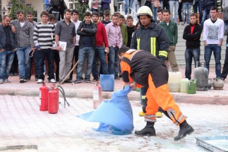 Makü’de Yangın Tatbikatı