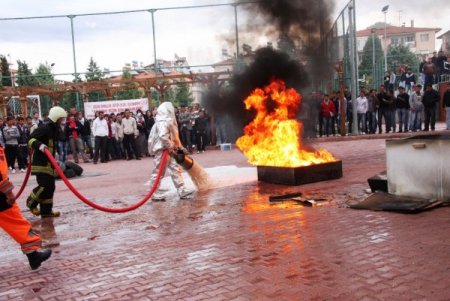 Makü’de Yangın Tatbikatı