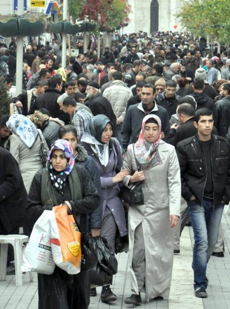 Malatya'da Bayram Alışverişi Yoğunluğu