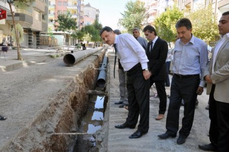 Malatya’da İsmetpaşa Caddesi'nde altyapı yenileniyor