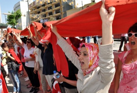 Malatya'da Teröre Tepki Yürüyüşü Yapıldı