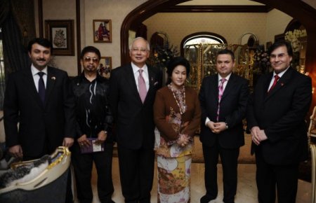 Malezya Başbakanı Razak, Türk İşadamlarını Evinde Ağırladı