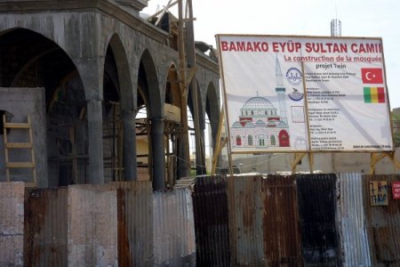 Mali’de, Osmanlı mimarisiyle Eyüp Sultan Camii inşa ediliyor (Özel)