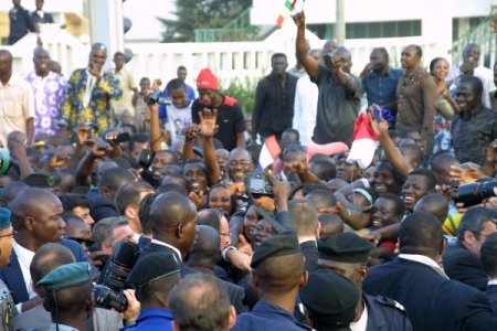 Mali'de Hollande şov