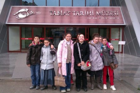 Mamaklı öğrenciler Tabiat Tarihi Müzesi’ni gezdi