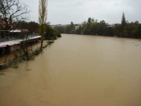 Manavgat Irmağı'nda Su Yükselince İşletmeler Sular Altında Kaldı