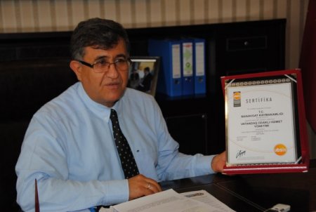 Manavgat Kaymakamlığı, vatandaş odaklı hizmet belgesi aldı