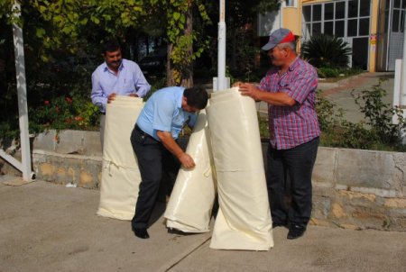 Manavgat'ın 78 köyüne taziye çadırı dağıtıldı