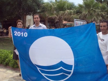 Manavgat'ta 4 Otel İle 2 Plaj Mavi Bayrak Ödülü Aldı