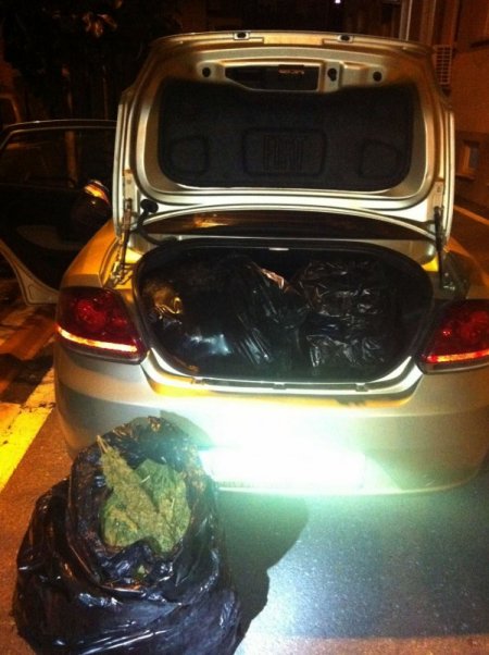 Manavgat'ta 50 kilogram Hint keneviri ele geçirildi