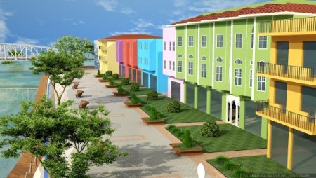 Manavgat'ta ırmağa cepheli evlerin dış cephesi güzelleşecek