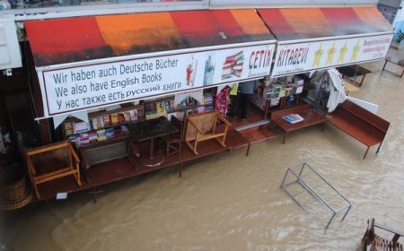 Manavgat'ta metrekareye 70 kilo yağmur suyu düştü