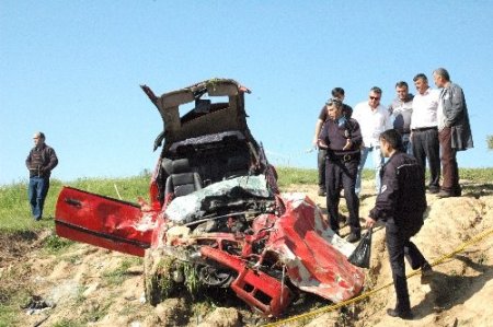 Manavgat'ta trafik kazası: 1 ölü, 1 yaralı