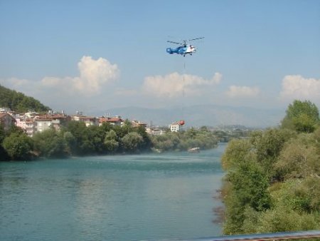 Manavgat'taki Orman Yangınında Bir Dönümlük Alan Zarar Gördü