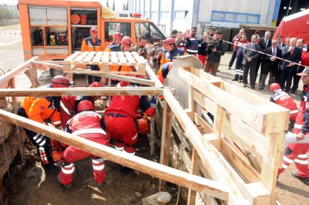 Manisa'da deprem tatbikatı yapıldı