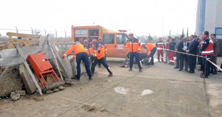 Manisa'da deprem tatbikatı yapıldı