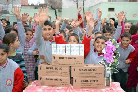 Manisa’da okul sütü dağıtımına başlandı