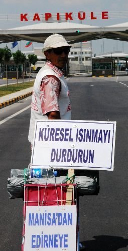 Manisa'dan Kapıkule'ye Küresel Isınmaya Dikkat Yürüyüşü