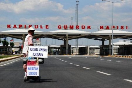 Manisa'dan Kapıkule'ye Küresel Isınmaya Dikkat Yürüyüşü