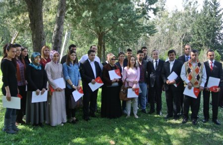 Mantar kursunu tamamlayanlara sertifikaları verildi