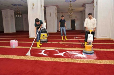 Mardin Belediyesi, camii, vakıf ve öğrenci yurtlarını temizliyor