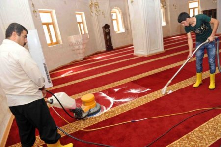 Mardin Belediyesi, camii, vakıf ve öğrenci yurtlarını temizliyor