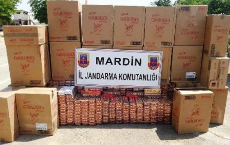 Mardin'de 45 bin 840 paket kaçak sigara ele geçirildi