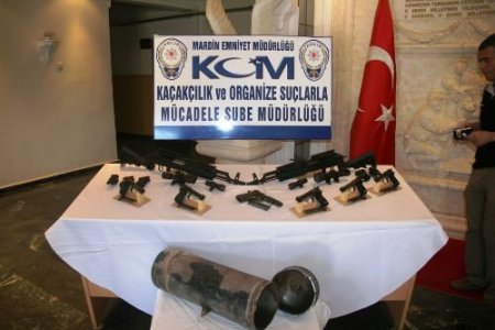 Mardin'de Suikast Silahları Ele Geçirildi