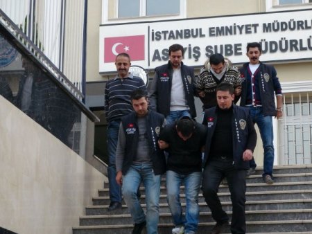 Market hırsızları güvenlik kamerasında