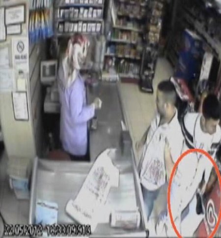 Market hırsızları kamerada