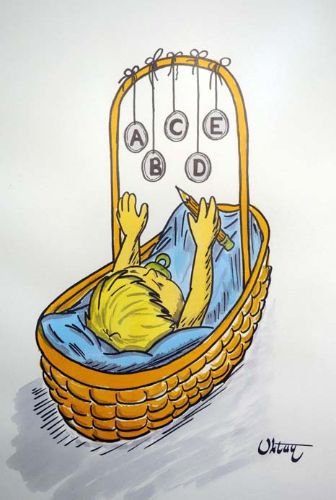 Matematik Öğretmeni Karikatüristten "4 Yanlış 1 Doğruyu" Konulu Sergi