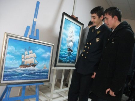 Mavi suların gemileri, maket olup sergide demirledi