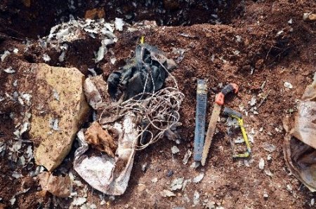 Mayın tuzağını jandarma bozdu