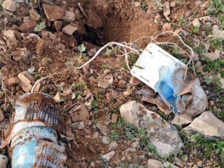 Mayın tuzağını jandarma bozdu