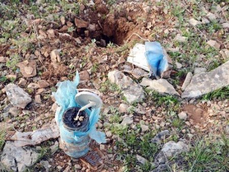 Mayın tuzağını jandarma bozdu