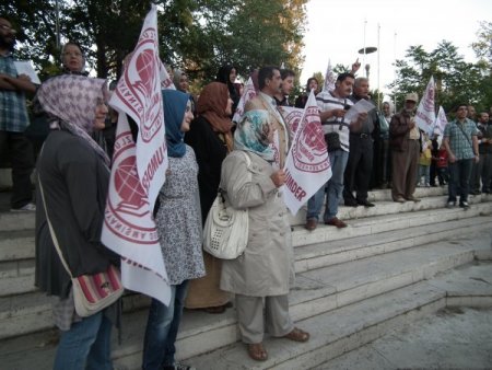 Mazlumder, İsrail'in Gazze Saldırısını Protesto Etti