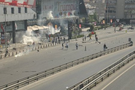 Mecidiyeköy’ü savaş alanına çevirdiler