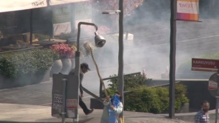 Mecidiyeköy’ü savaş alanına çevirdiler