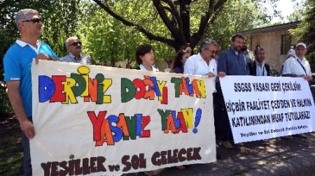 Meclis önünde 'çevre' eylemi