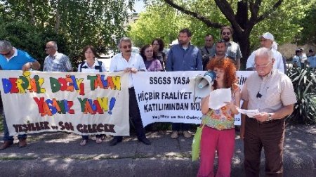 Meclis önünde 'çevre' eylemi